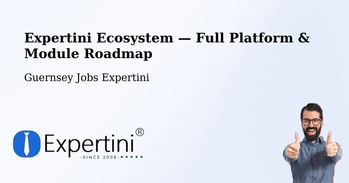 Expertini Ecosystem — Full Platform & Module Roadmap – Calais