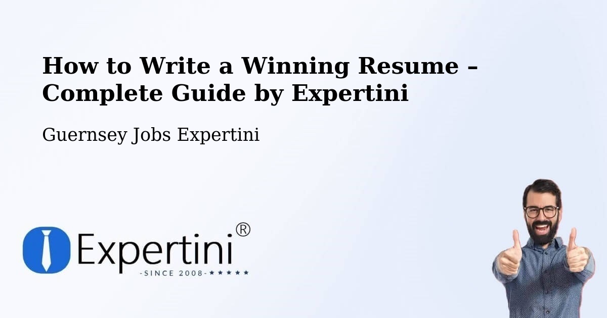 Resume Writing Guide for Job Seekers – Calais - Calais, Guernsey Jobs Expertini